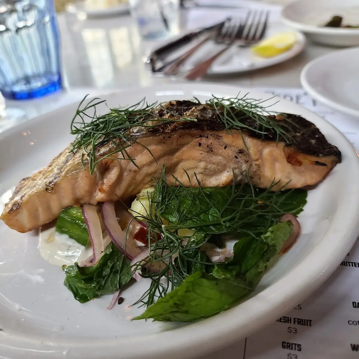 Wood Grilled Salmon