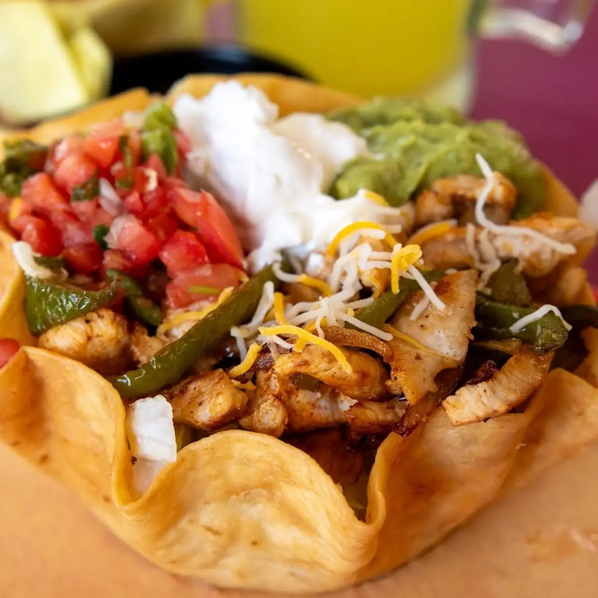 Veggie Volcano Taco Salad