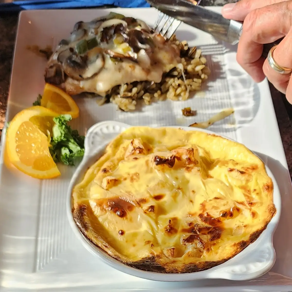 Chicken Piccata and Au Gratin Potatoes