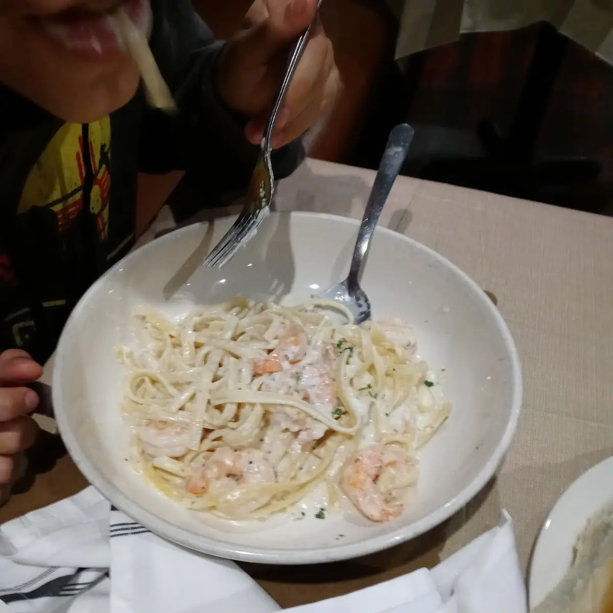 Shrimp Alfredo