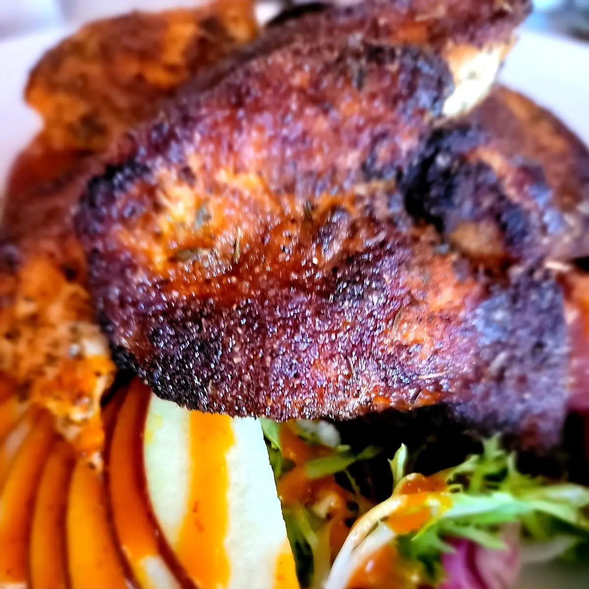 Blackened Chicken on Top Salad