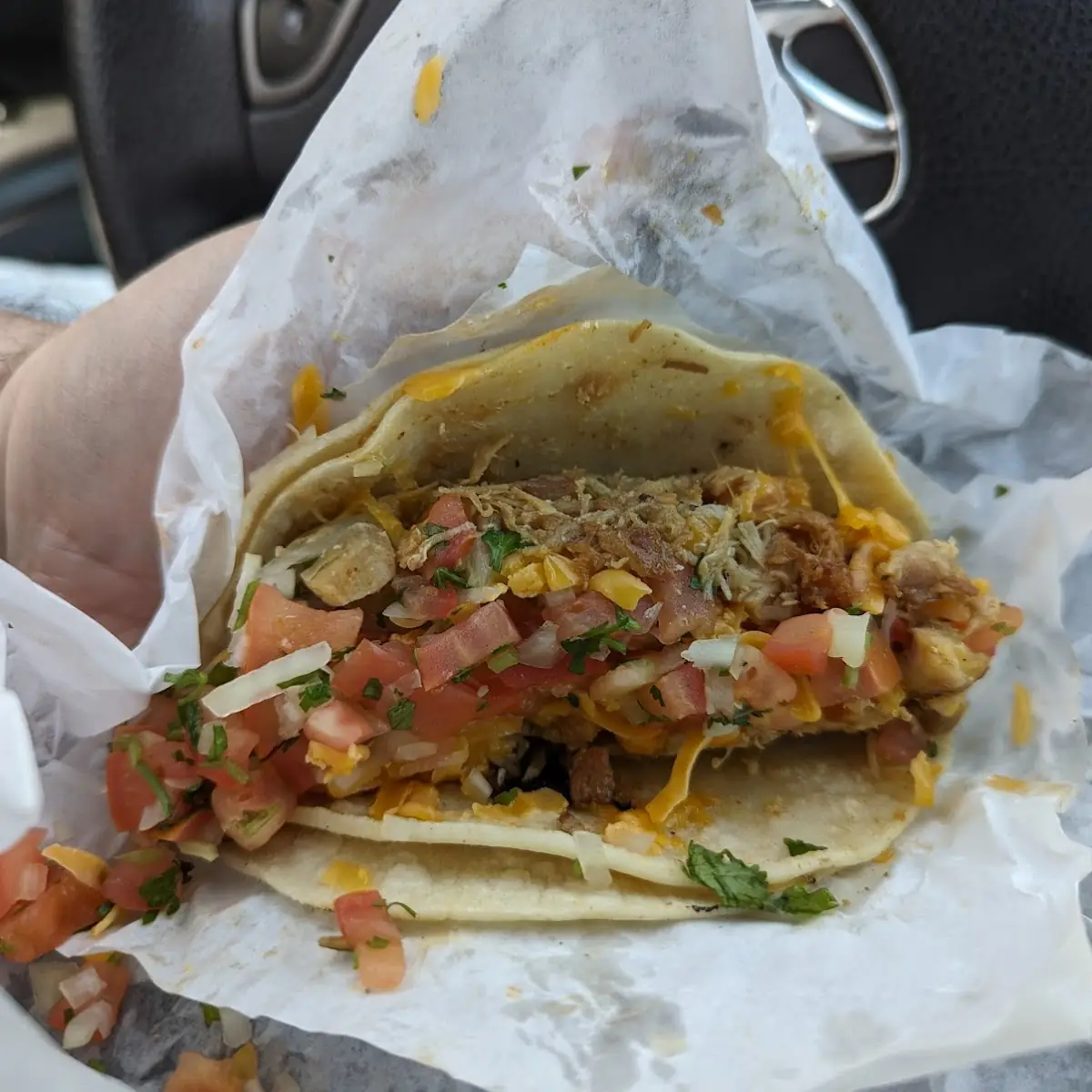 Chicken Taco with Cheese