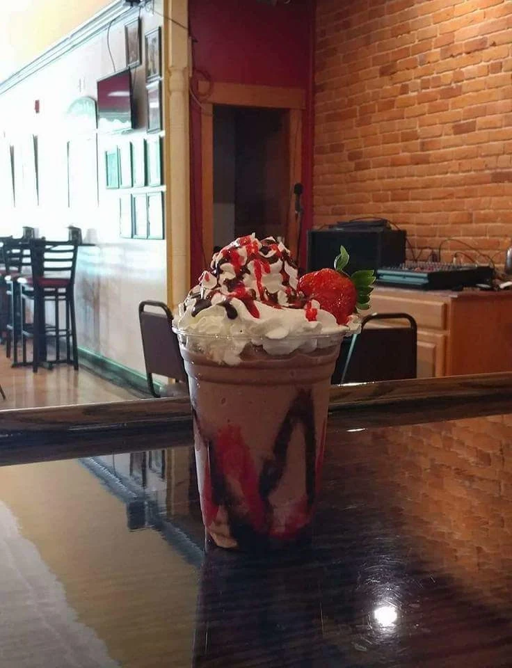 Chocolate Covered Strawberry Frappe