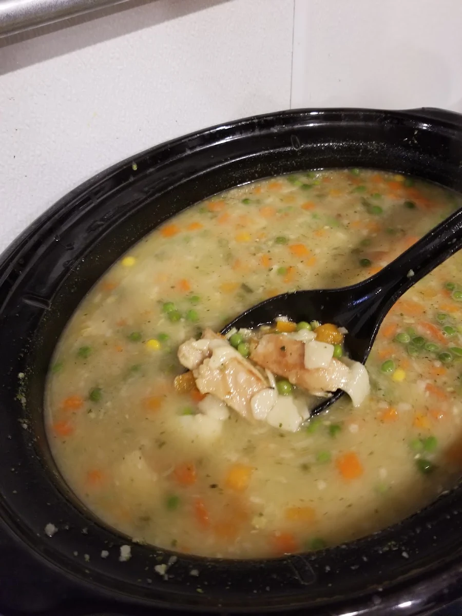 Grilled Chicken Noodle Soup