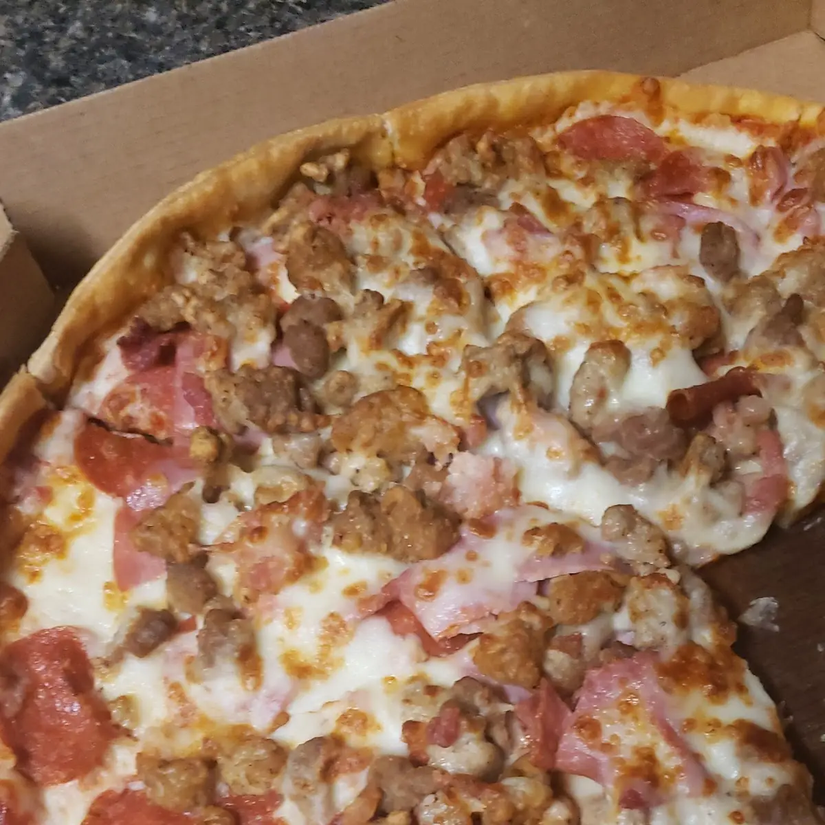 Thin Crust Extra Cheese Meat Lovers