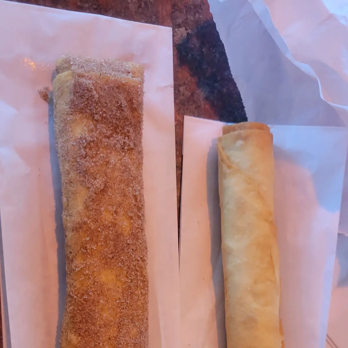 Crispy Bean Burrito and Huckleberry Empanadas