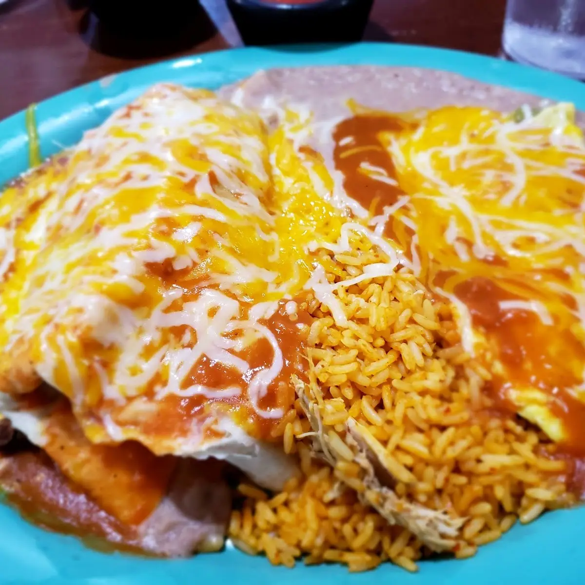 Chile Relleno w Rice & Beans