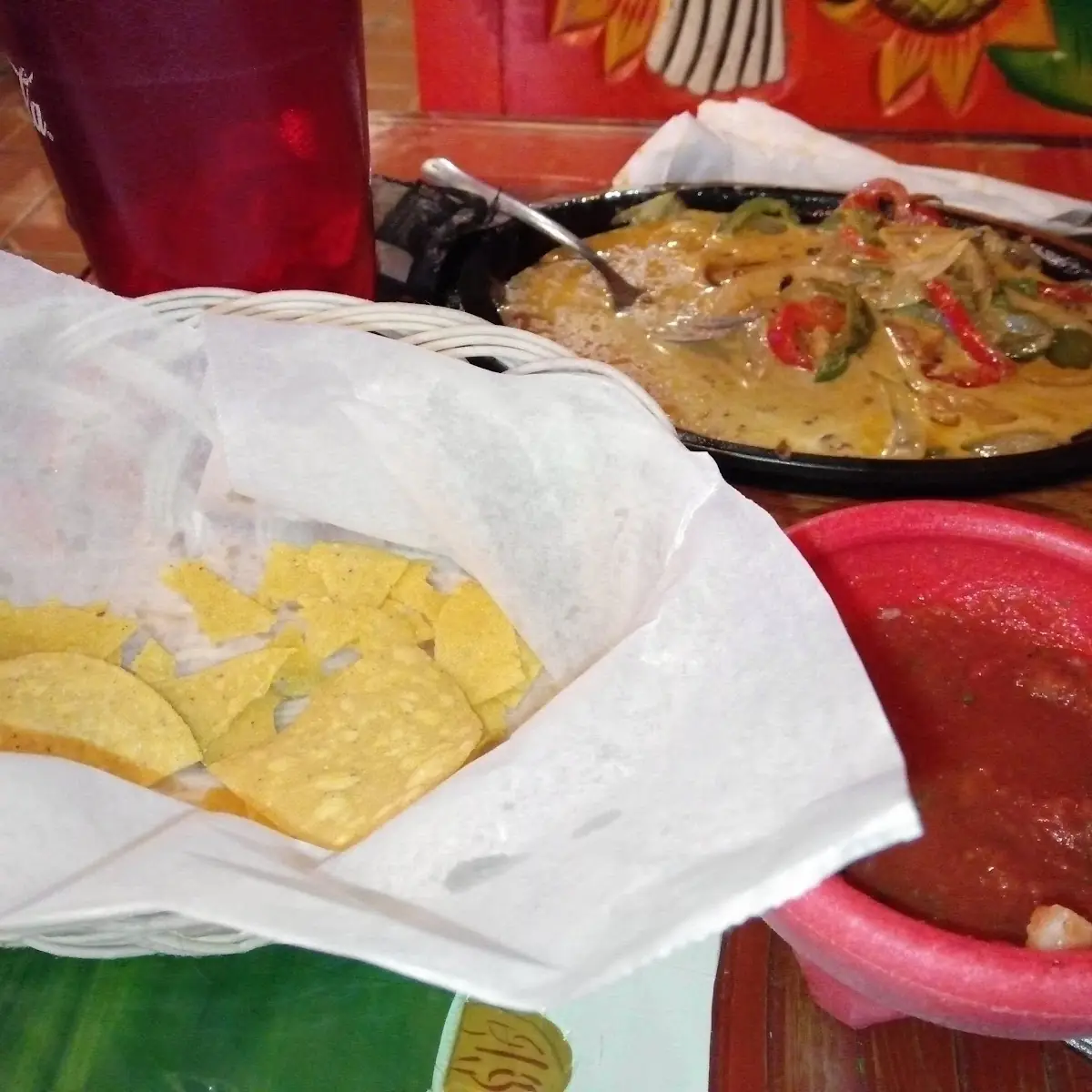Chips and Nacho Cheese Dip