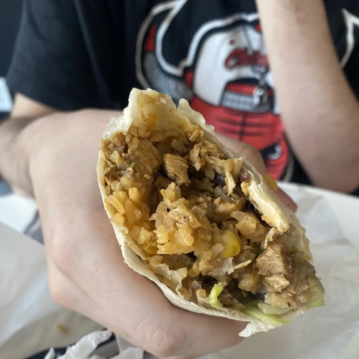 Grilled Chicken Burrito