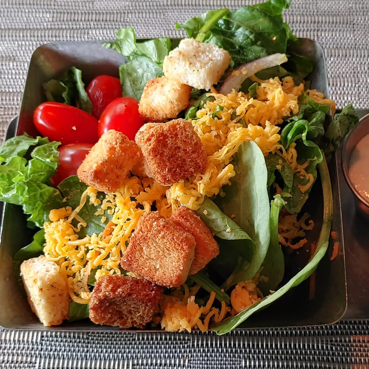 Salad with Ranch Dressing