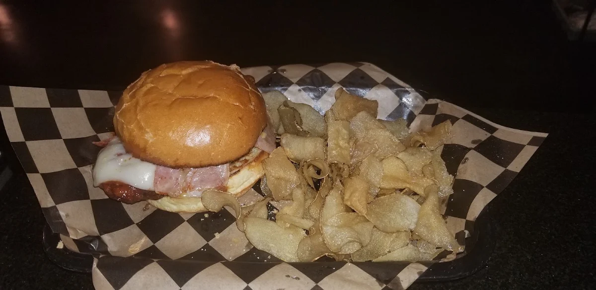 BBQ Fried Chicken Cordon Blue with Chips