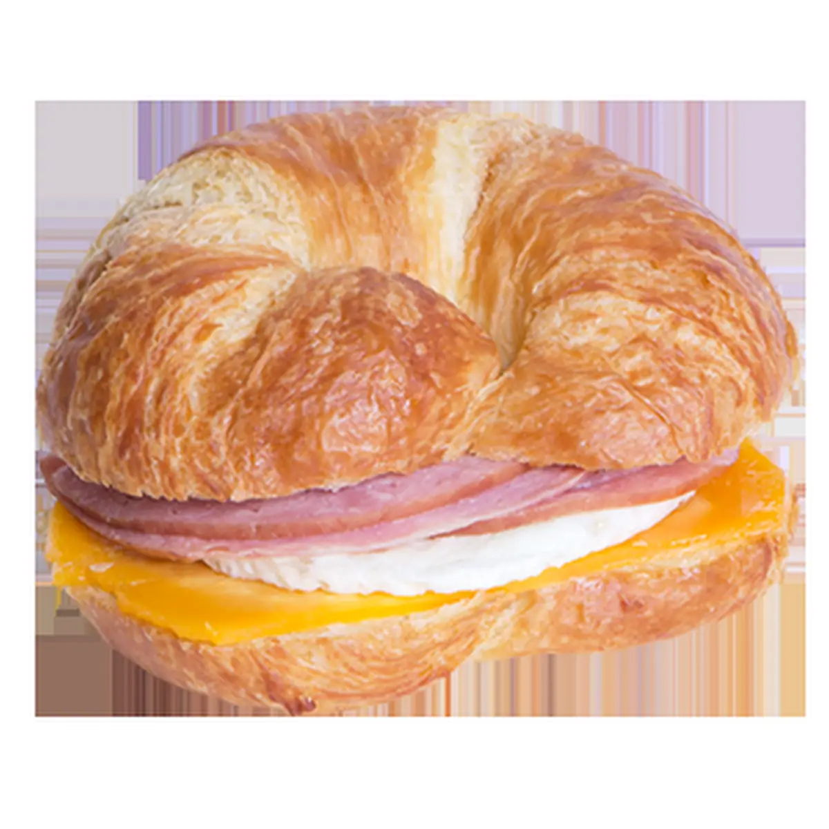 Ham Egg & Cheese Croissant