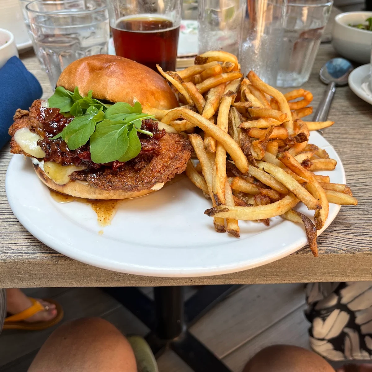 Local Beef Burger & Fries