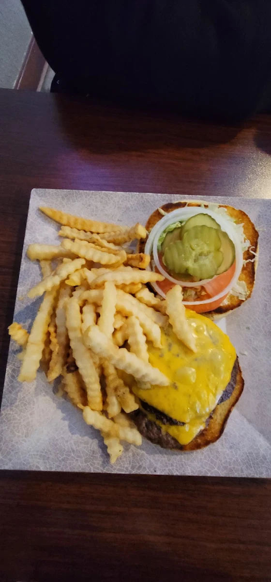 Double Cheeseburger with Fries