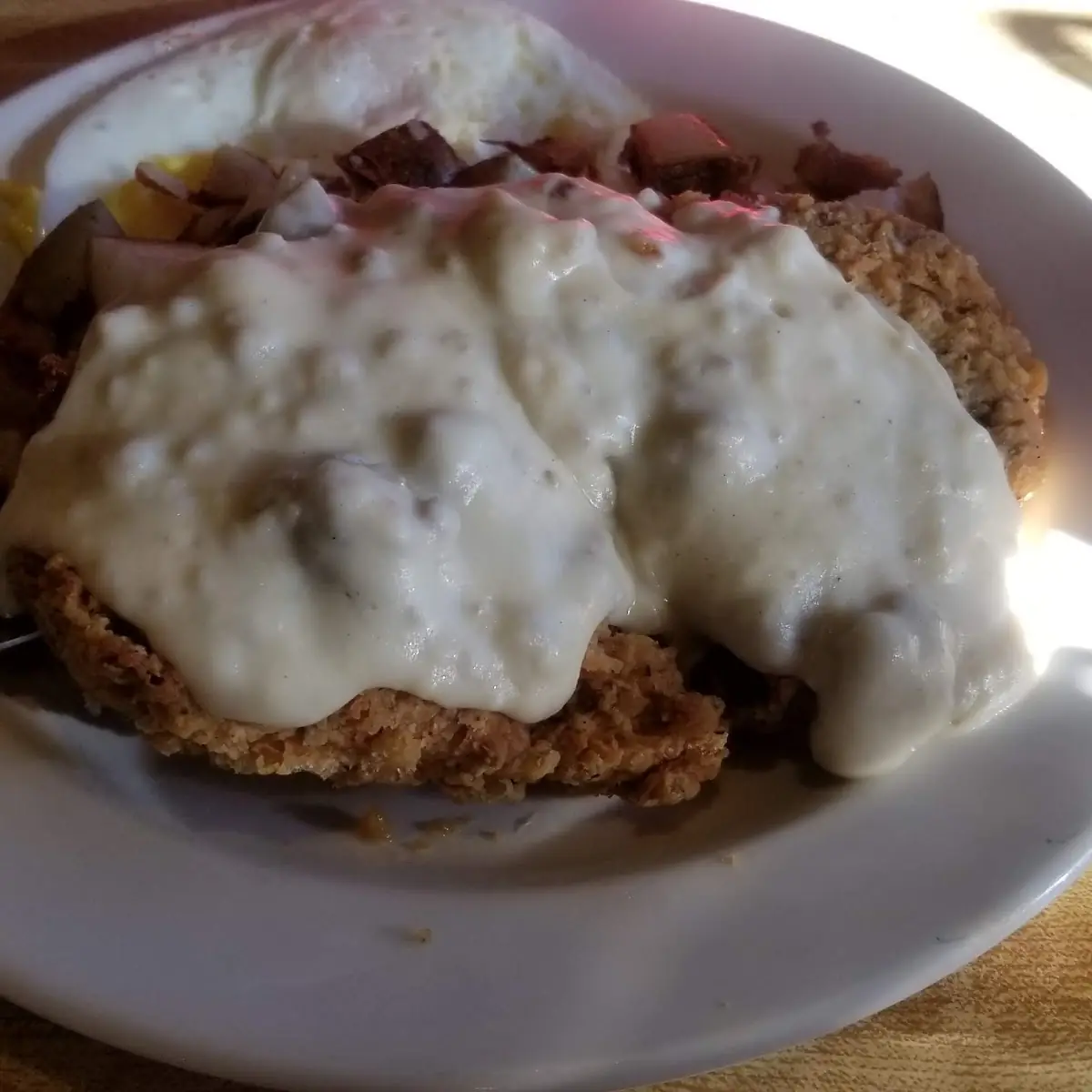 Chicken Fried Steak and Eggs