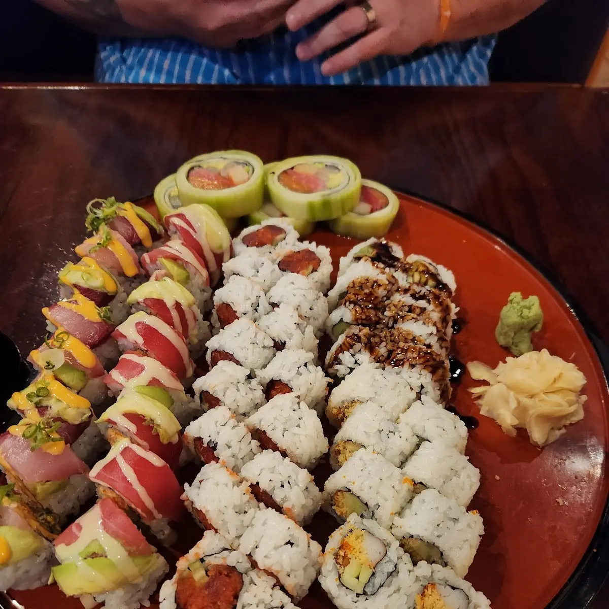 Eel Roll and Salmon Roll