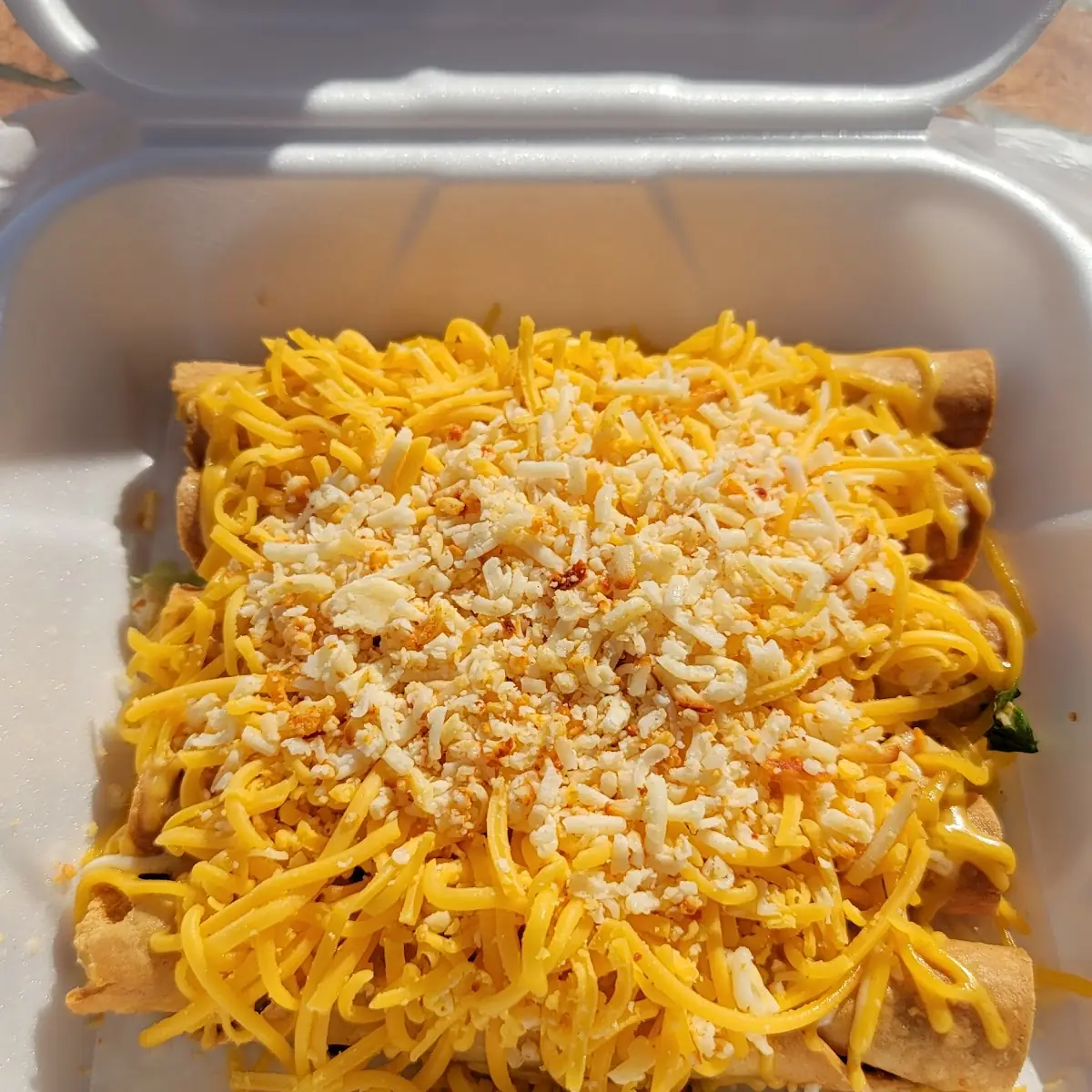 5 Rolled Tacos w Cbeese