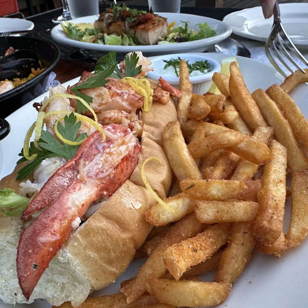 Lobster Roll with Fries