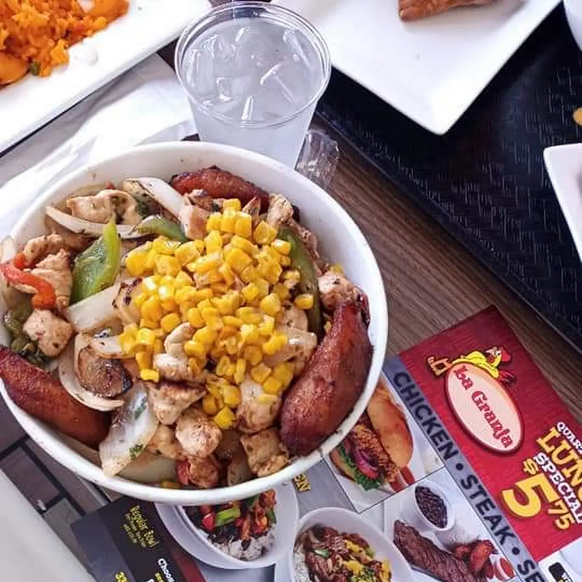 Chicken Rice Bowl with Plantains