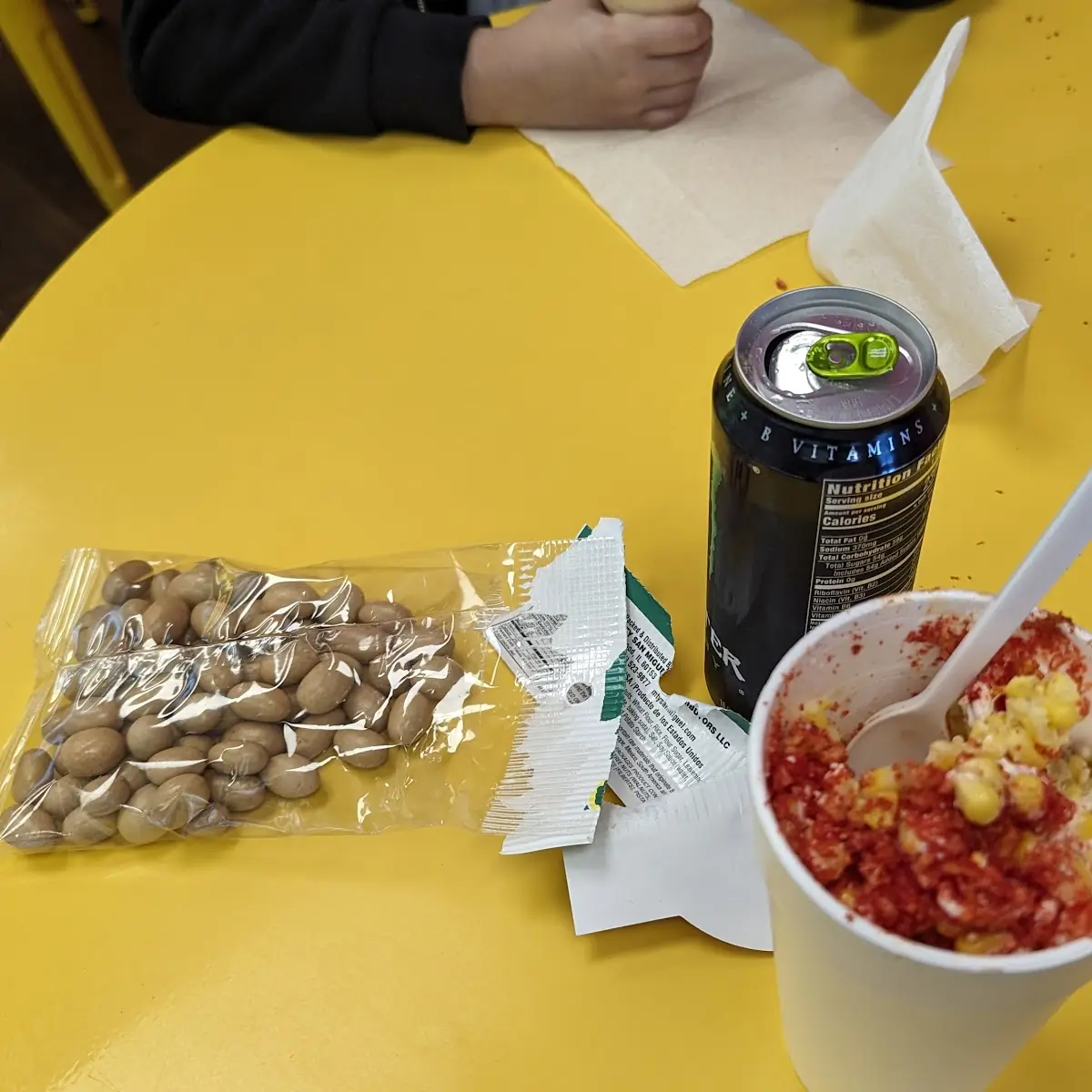 Hot Cheetos with Cheese and Corn