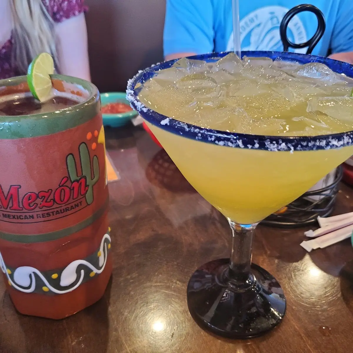 Large Beer & Medium Margherita