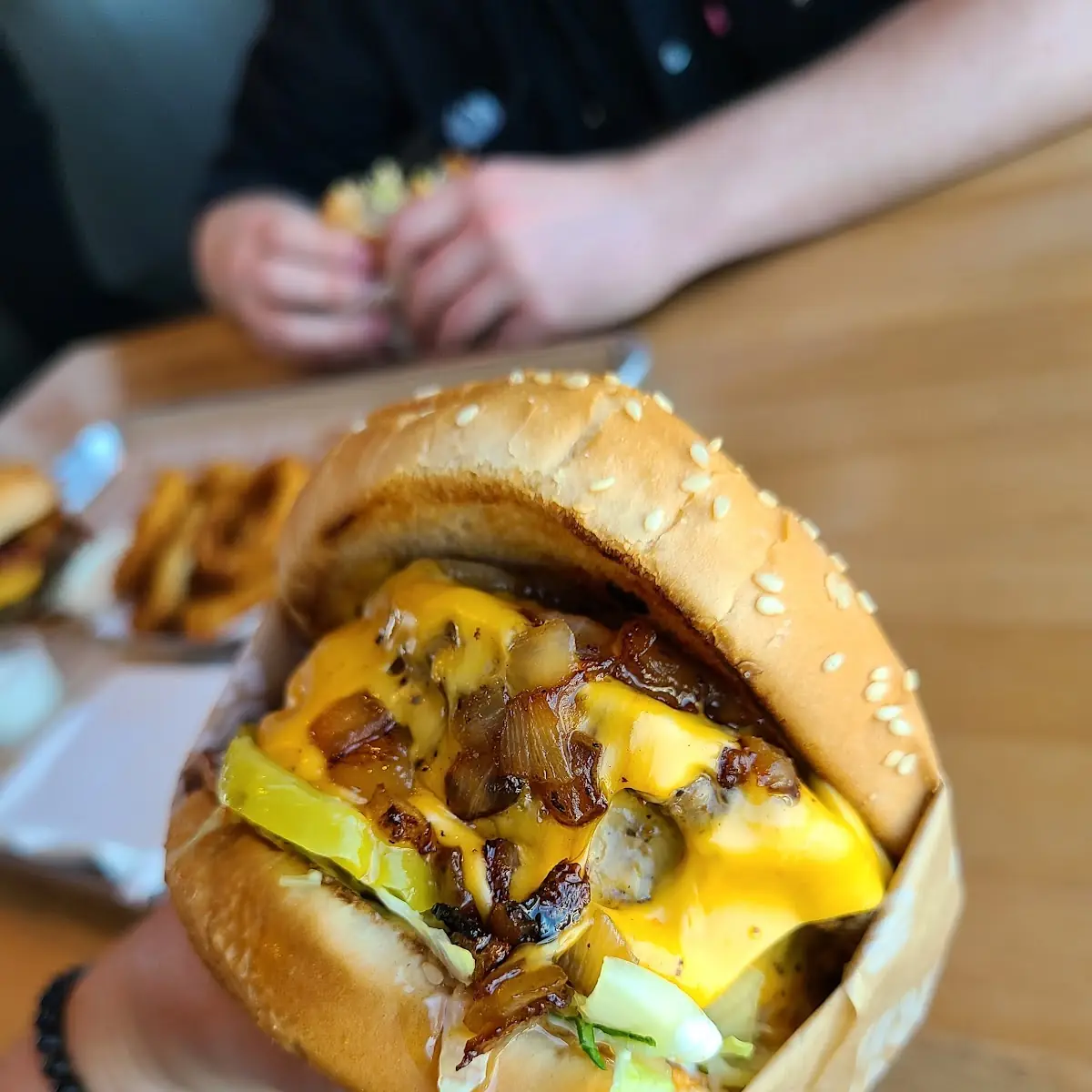 Double Char Burger
