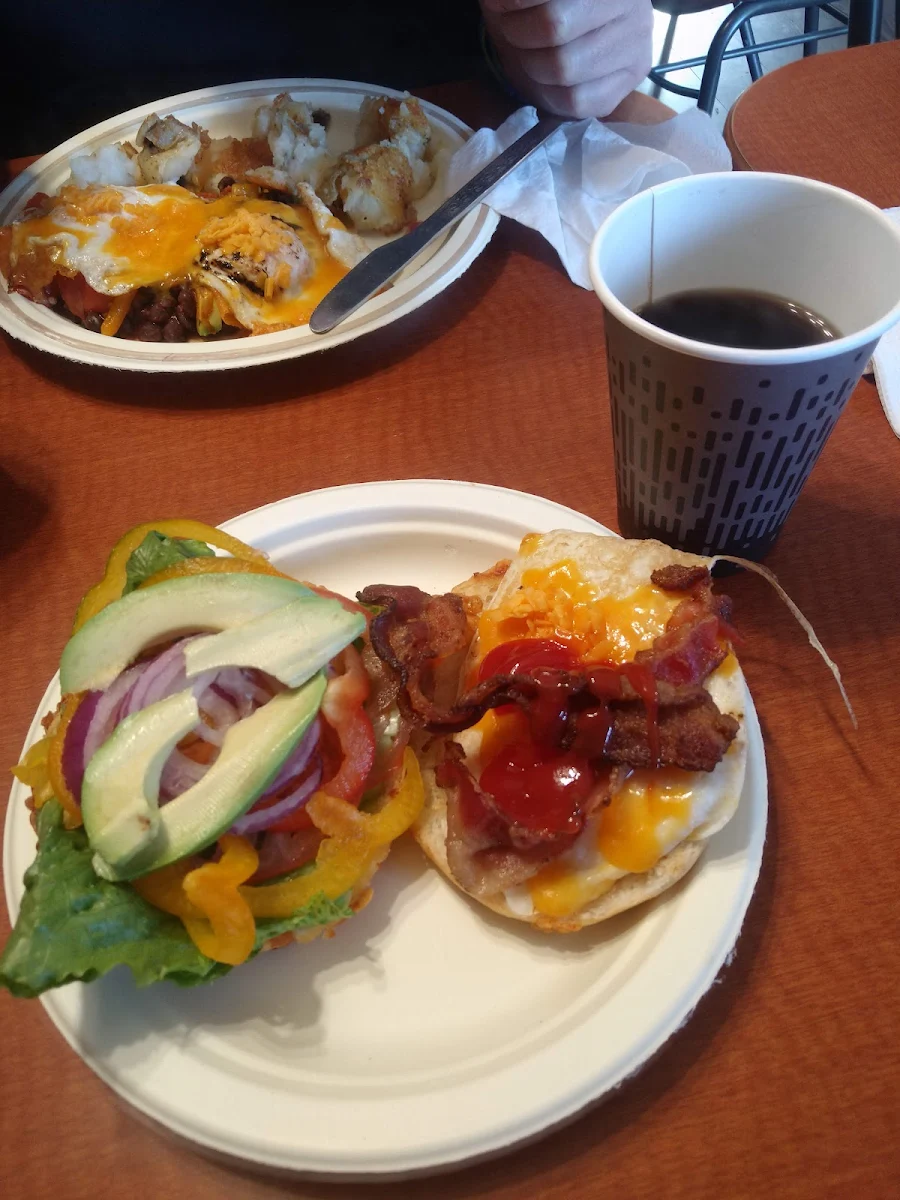 Breakfast Sandwich with Vegetables