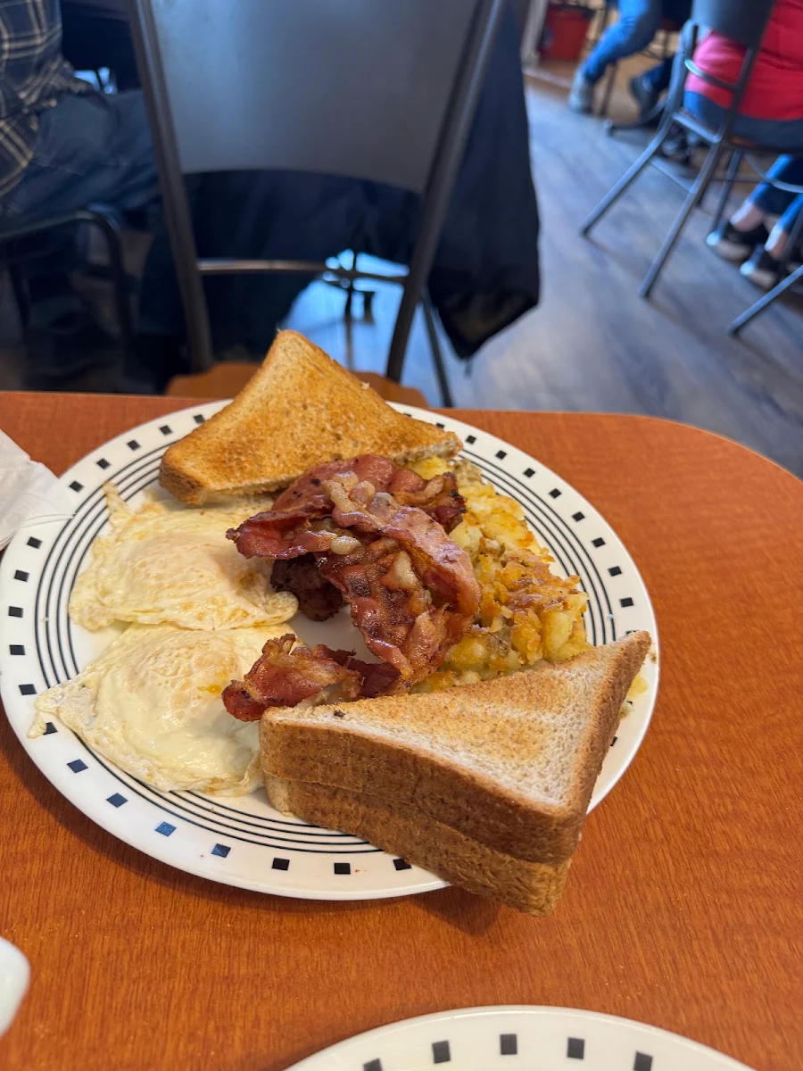 With Toast & Hashbrowns