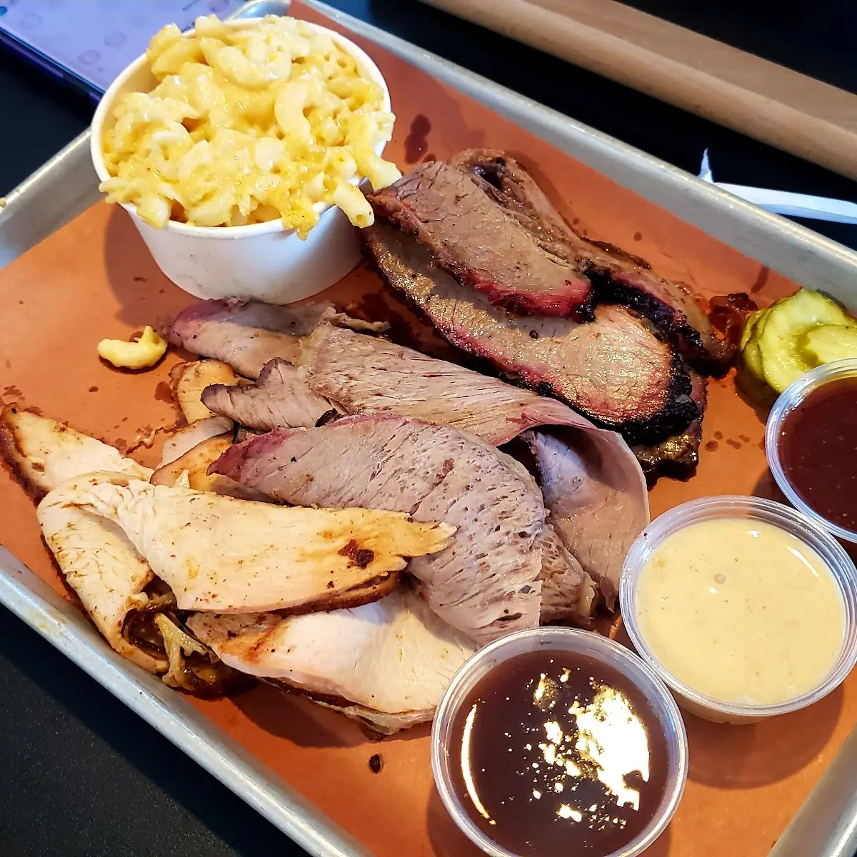 3 Meat Platter Brisket Pit Beef & Turkey