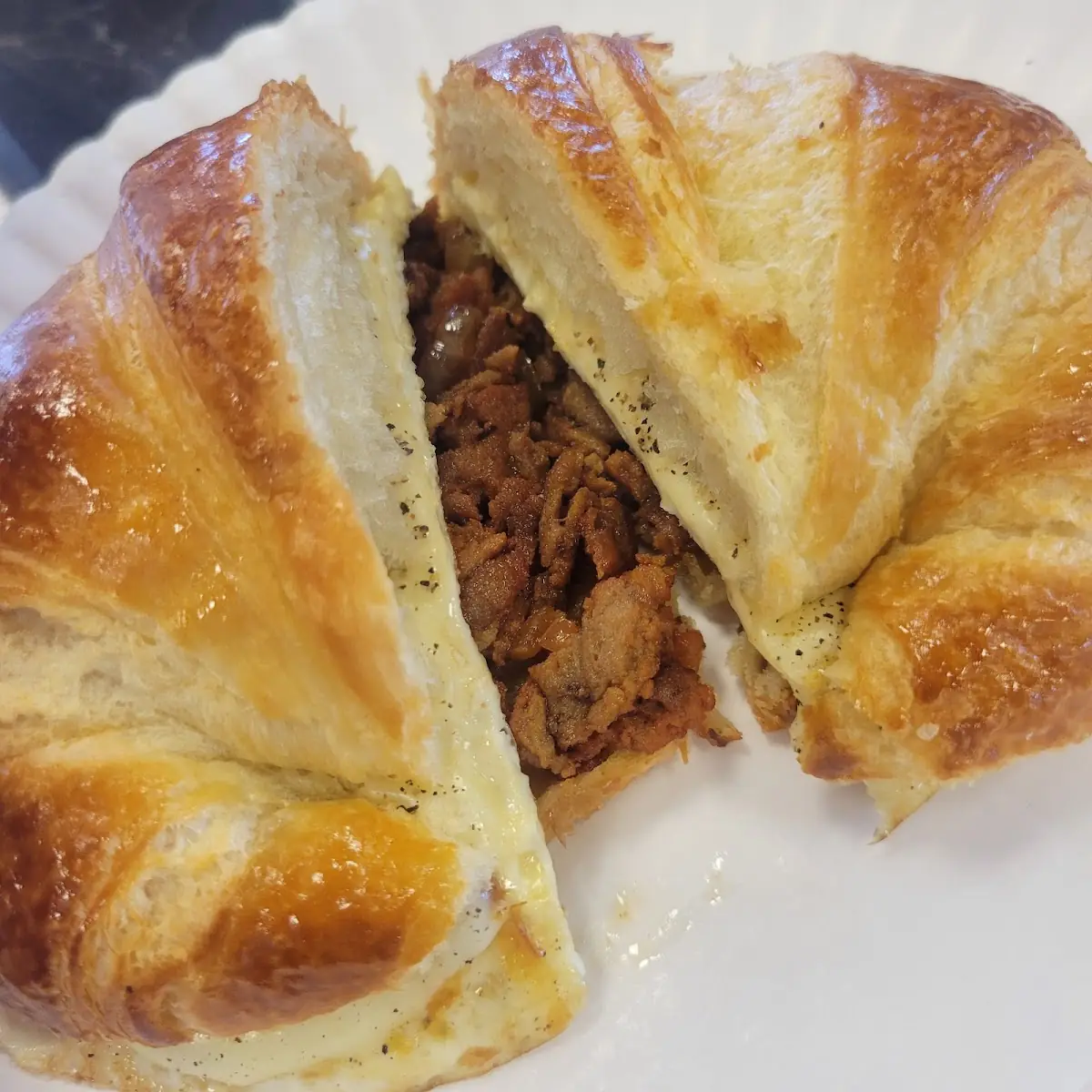 Steak Egg Cheese Croissant