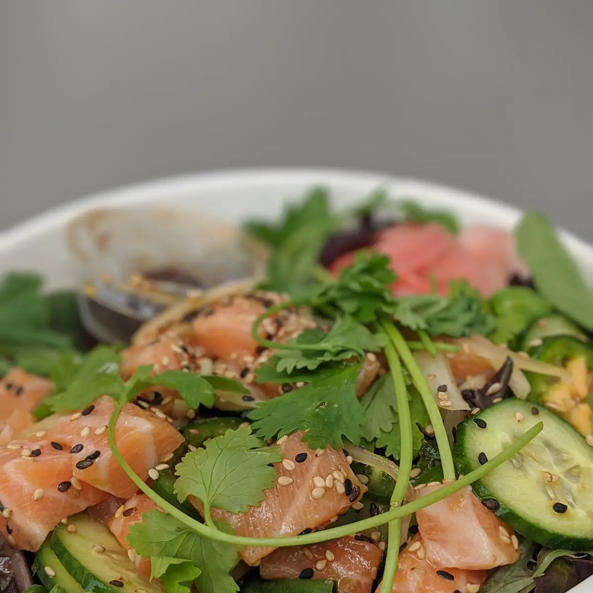 Ponzu Salmon Poke