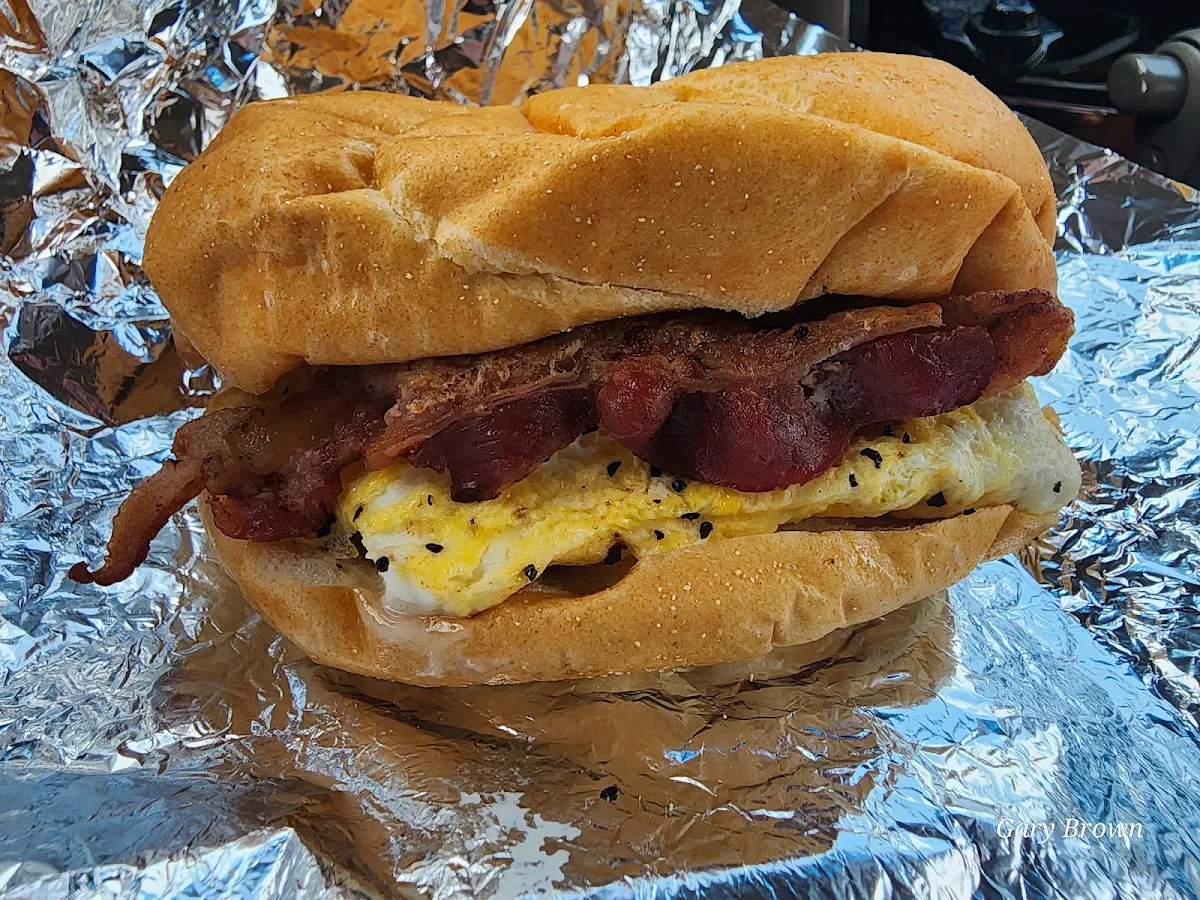 Bacon Egg and Cheese on a Kaiser Roll