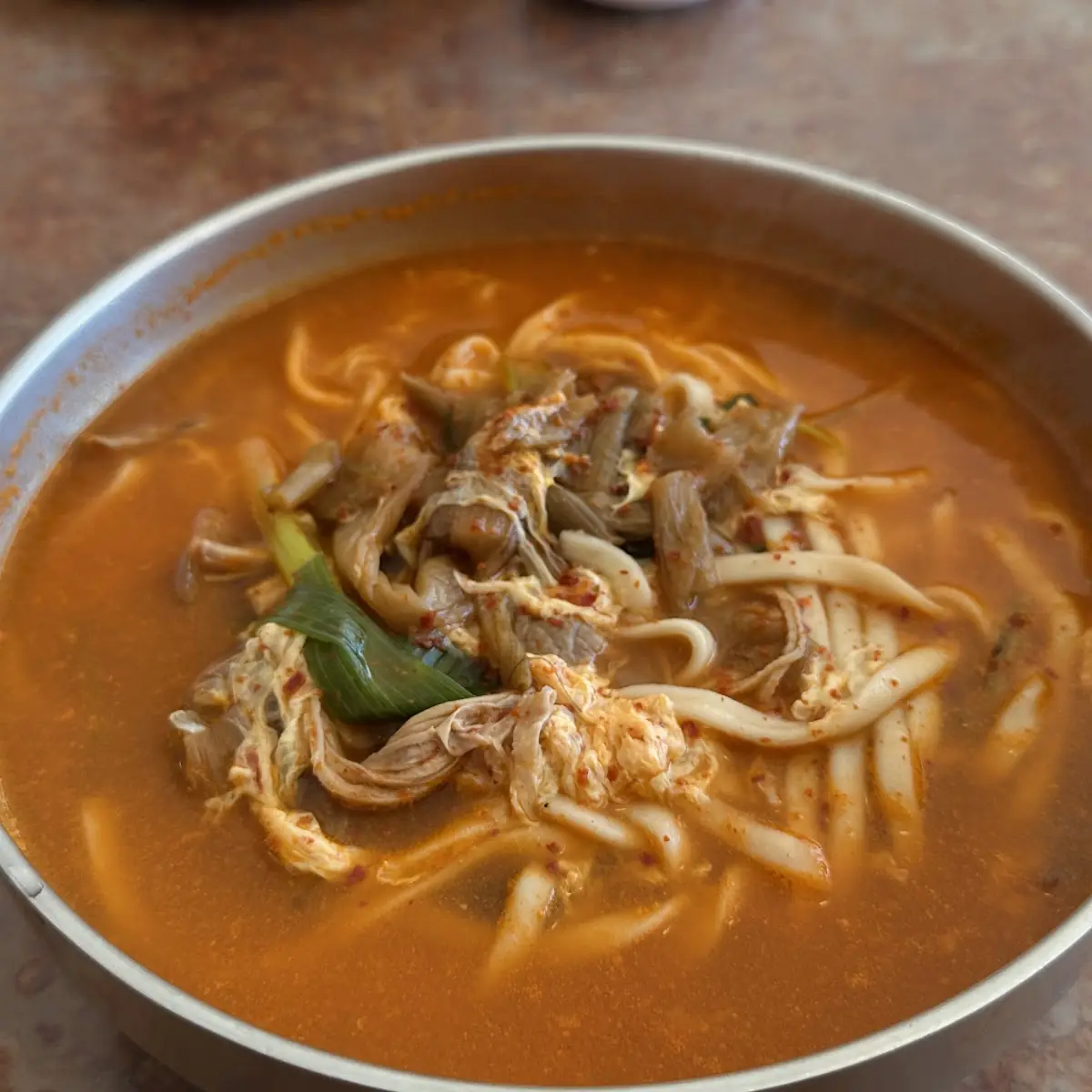 Spicy Beef Handmade Noodle Soup