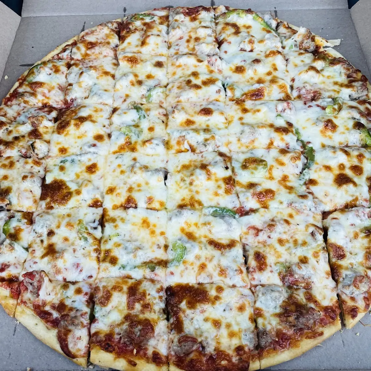 Traditional Thin Crust Cheese Pizza