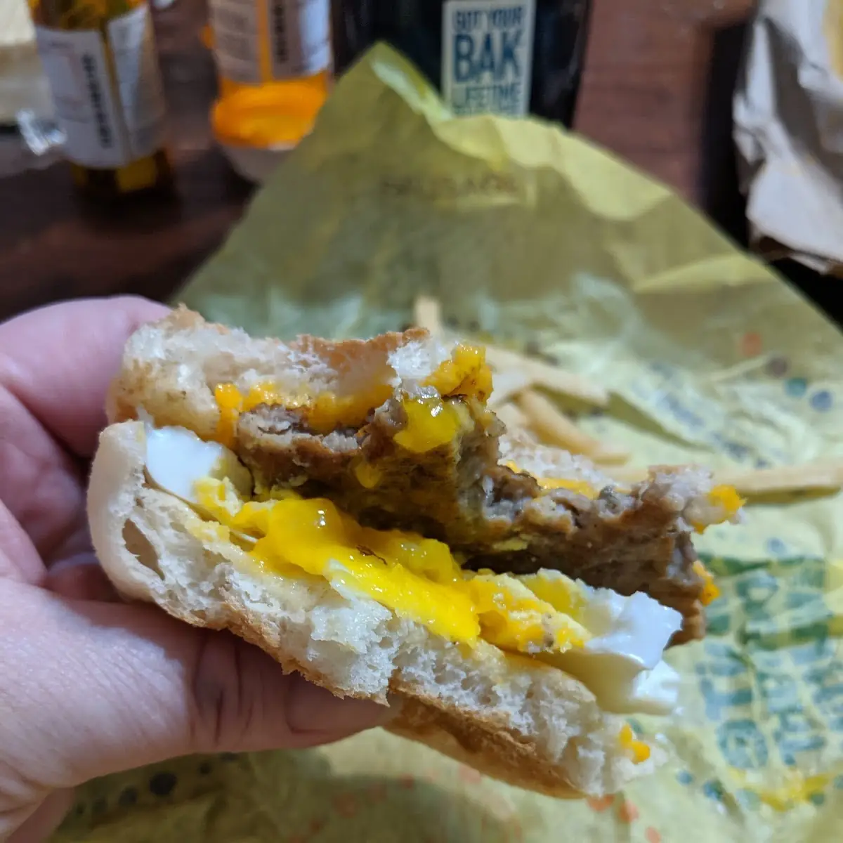Sausage Egg and Cheese Mcmuffin