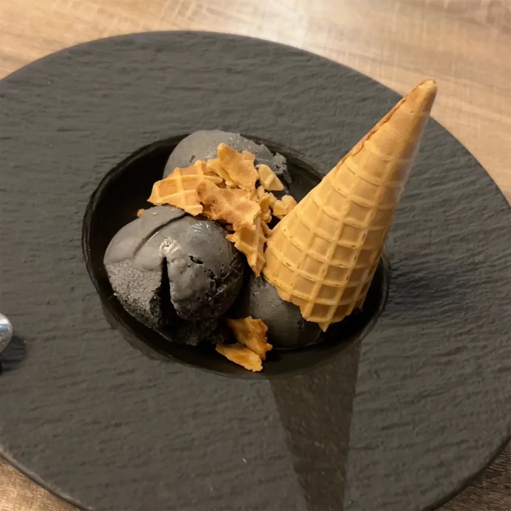Black Sesame Ice Cream, Haruki Japanese Bistro