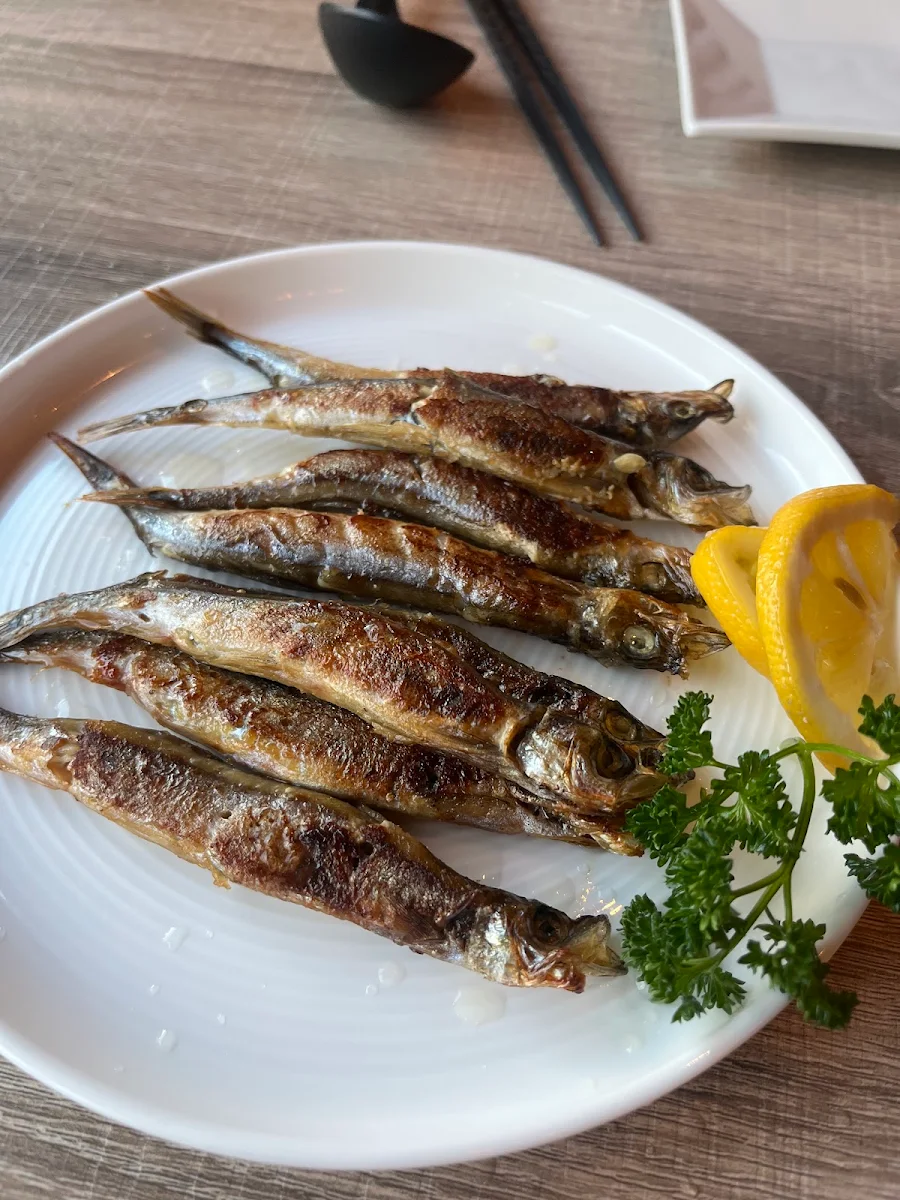 Grilled Shishamo, Haruki Japanese Bistro