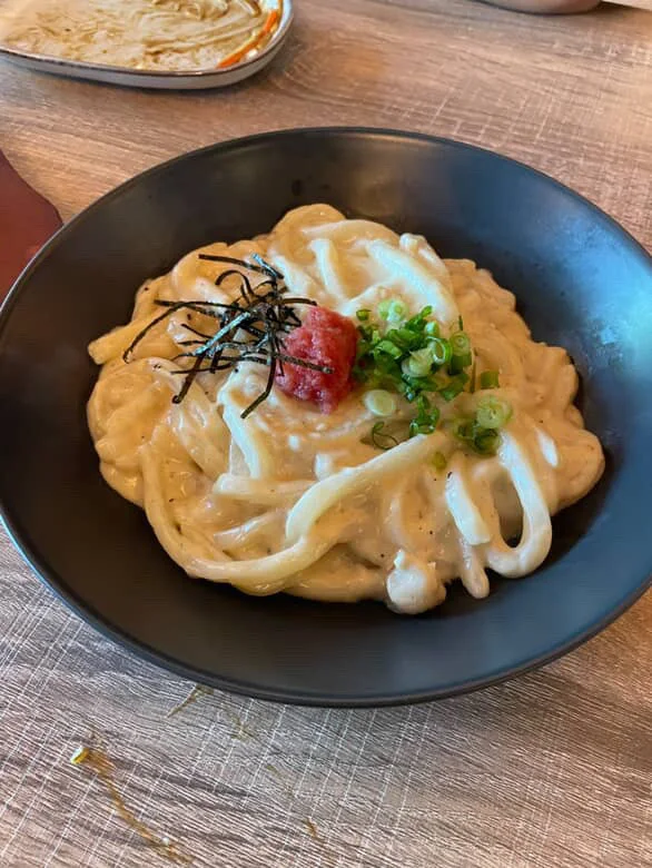 Mentaiko Cream Udon, Haruki Japanese Bistro