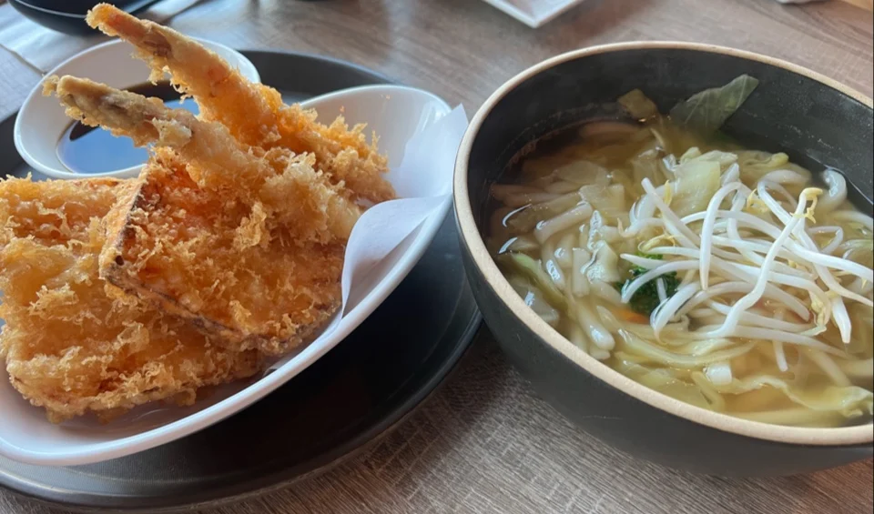 Tempura Udon Noodle Soup, Haruki Japanese Bistro
