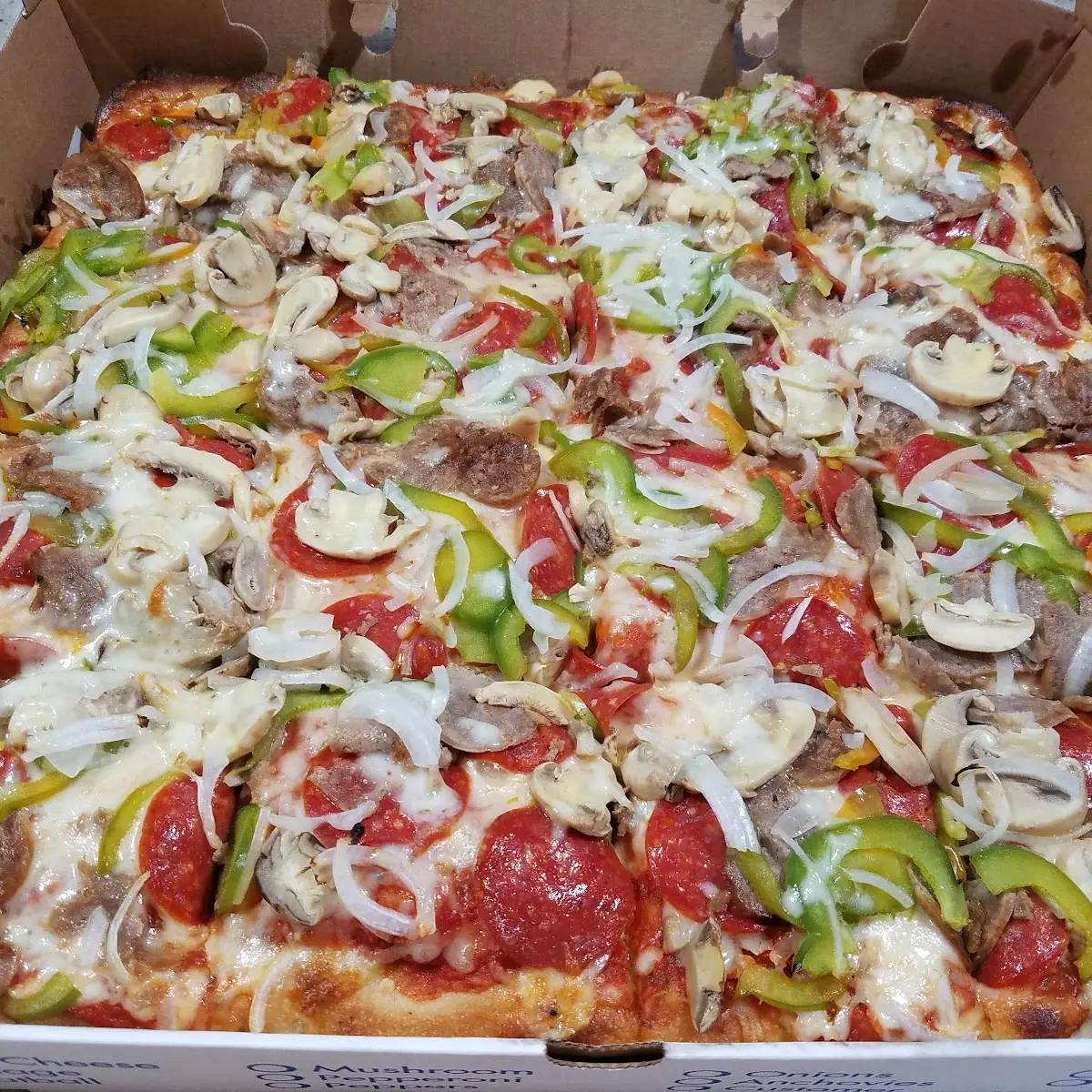 Veggie Sicilian Pizza