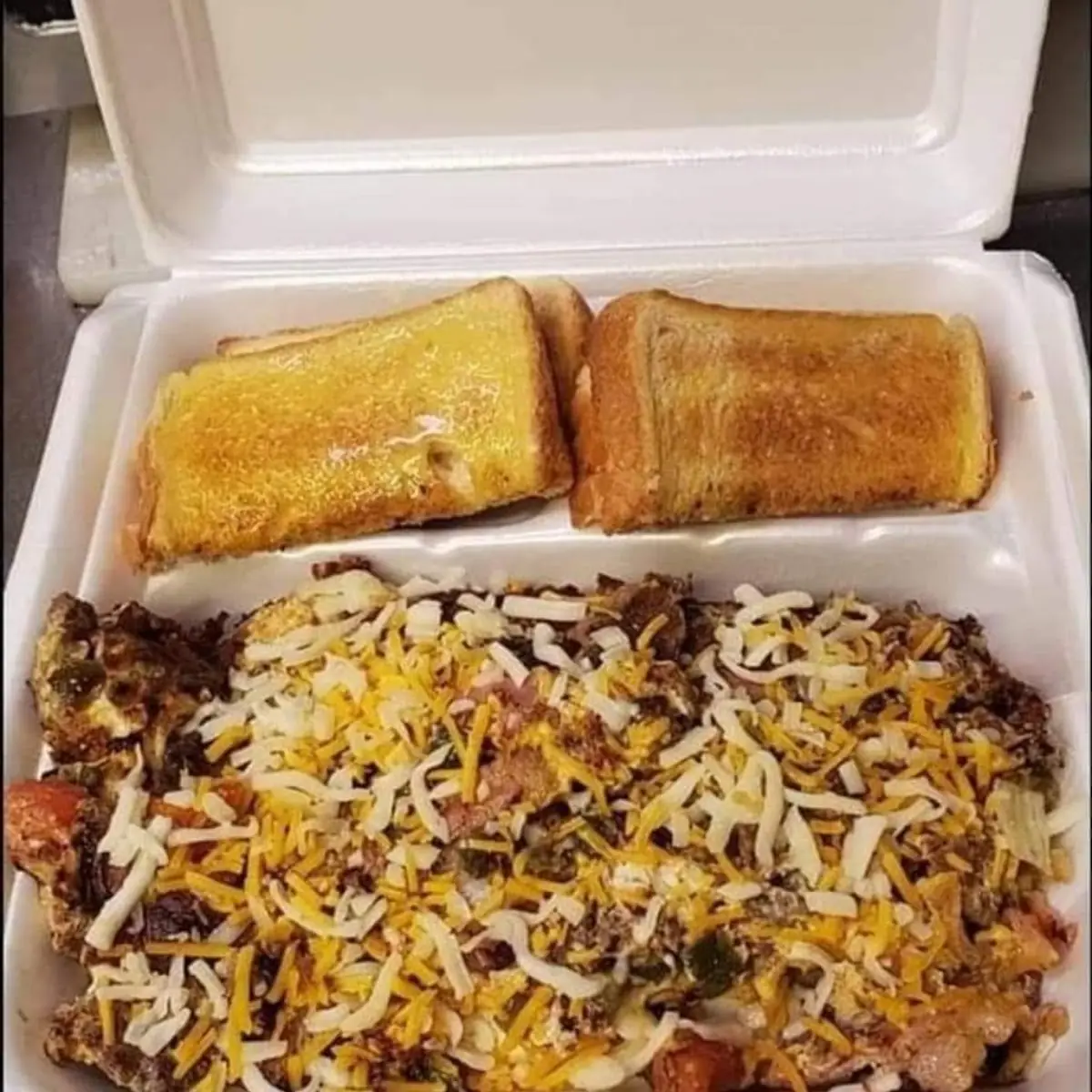 Western Omelet with Toast or a Biscuit