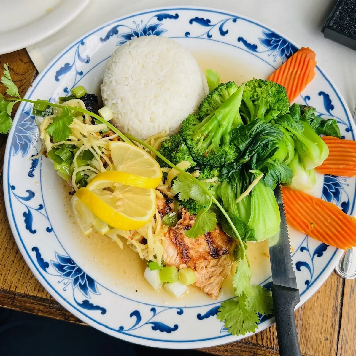 Grilled Salmon with Ginger