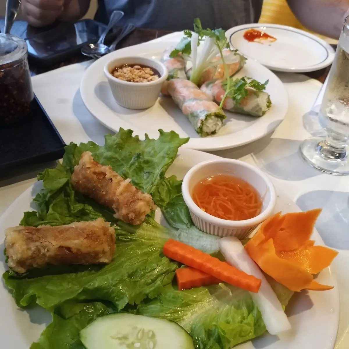 Summer Rolls and Shrimp and Pork Spring Rolls