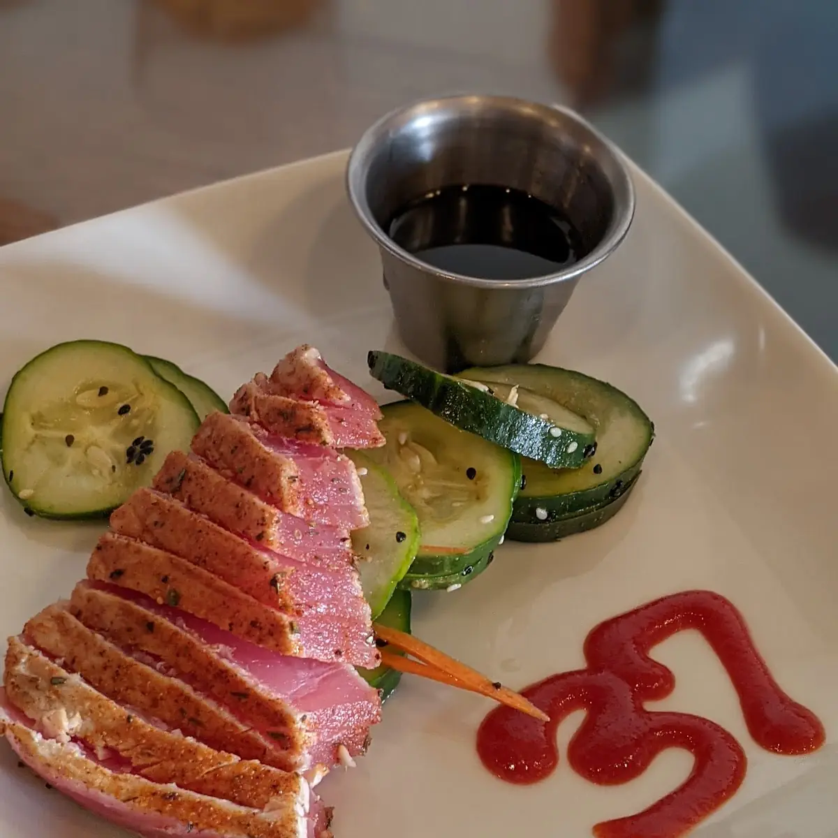 Blackened Tuna Sashimi Appetizer