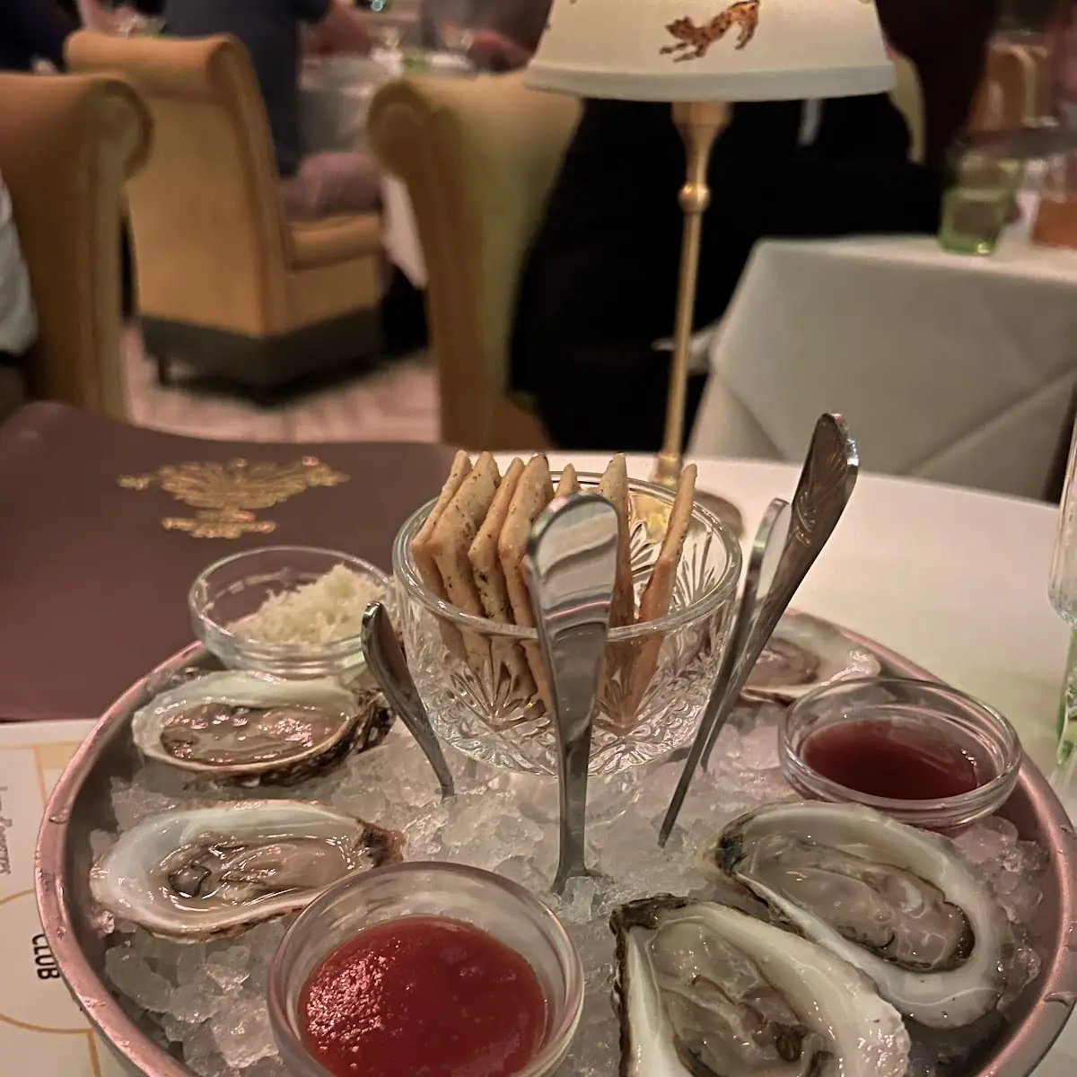 Fresh Oysters with Mignonette and Cocktail Sauce