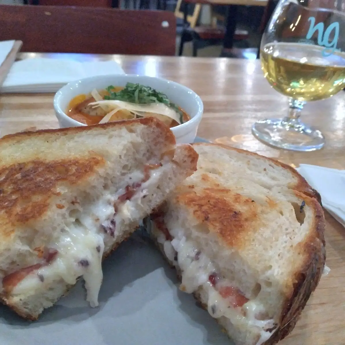 Grilled Cheese & Tomato Bisque