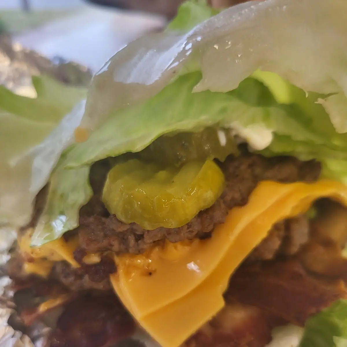 Double Cheeseburger No Bun