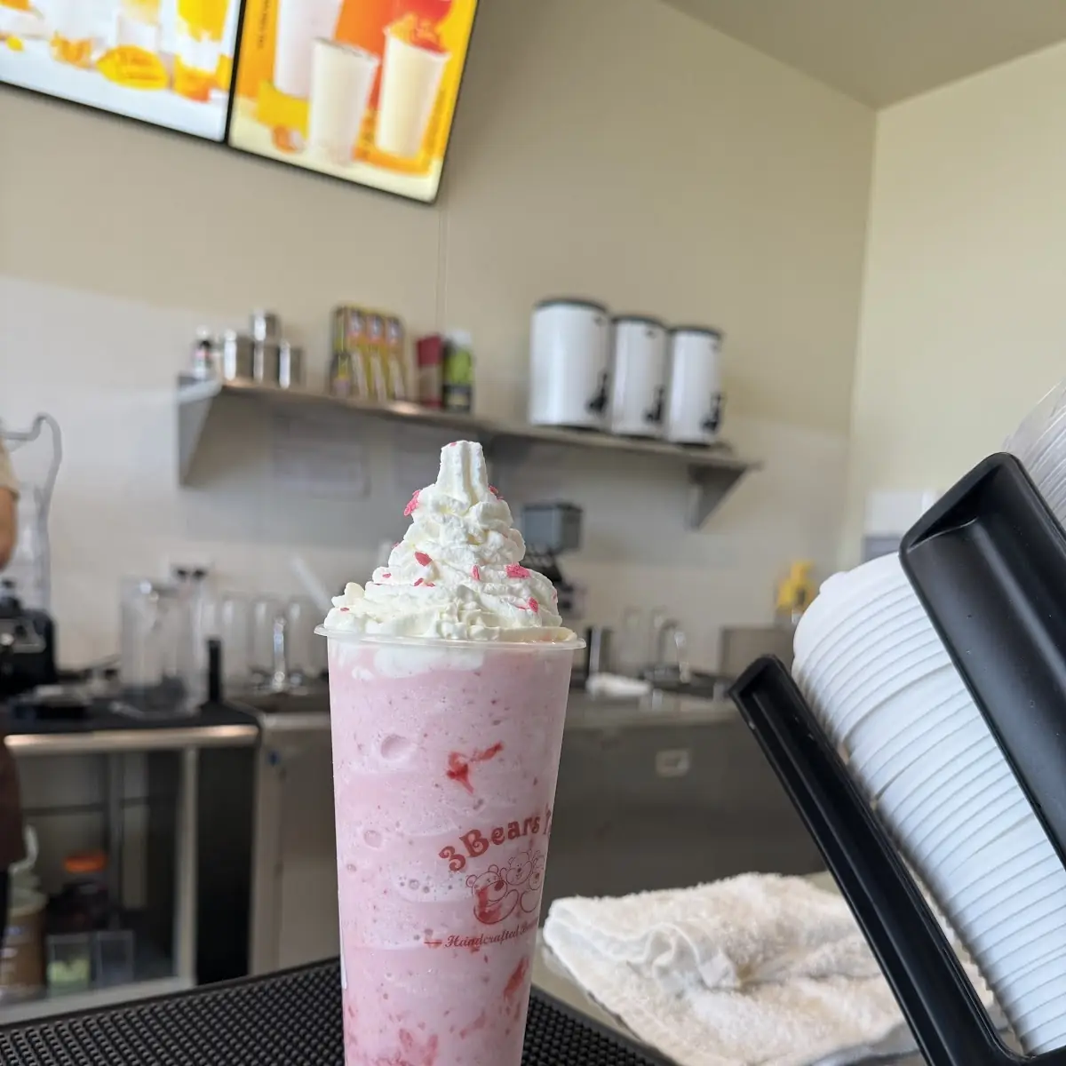 Strawberry and Peach Smoothie