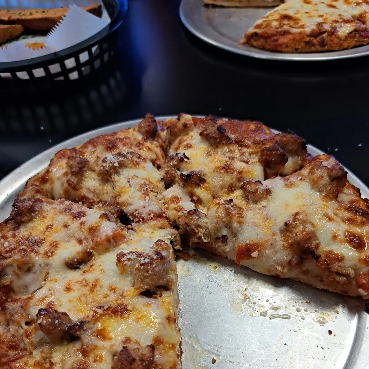 Pepperoni and Sausage Pizza