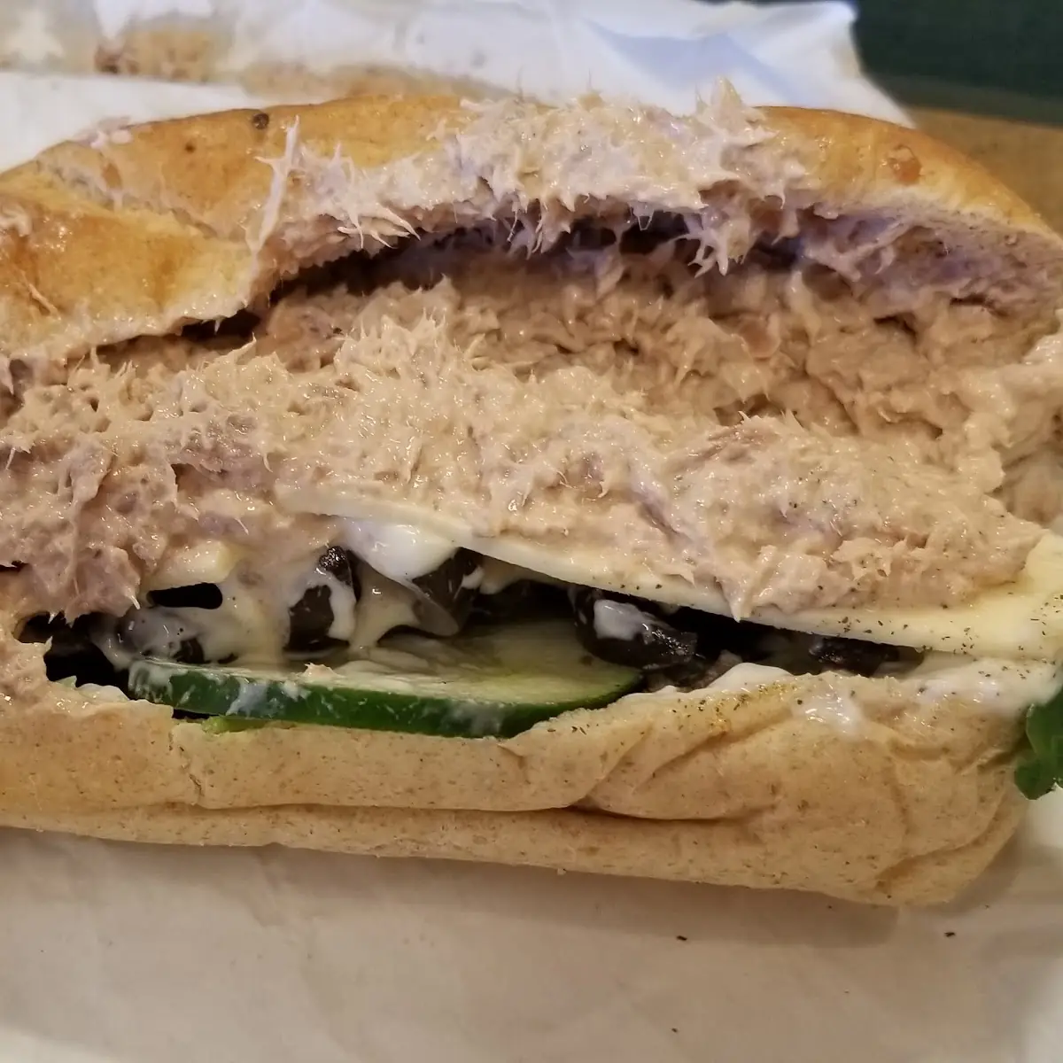 False Artisan Tuna Sandwich